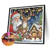(US Local)4Pack Xmas-Crystal Rhinestone Diamond Painting(30x30cm)