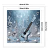 Guitar-11CT Stamped Cross Stitch 40*40cm/15.75*15.75in