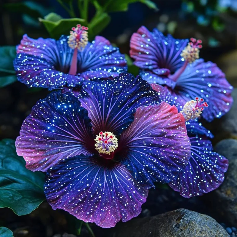 Hibiscus Bi-Color Plants - Galactic Glow