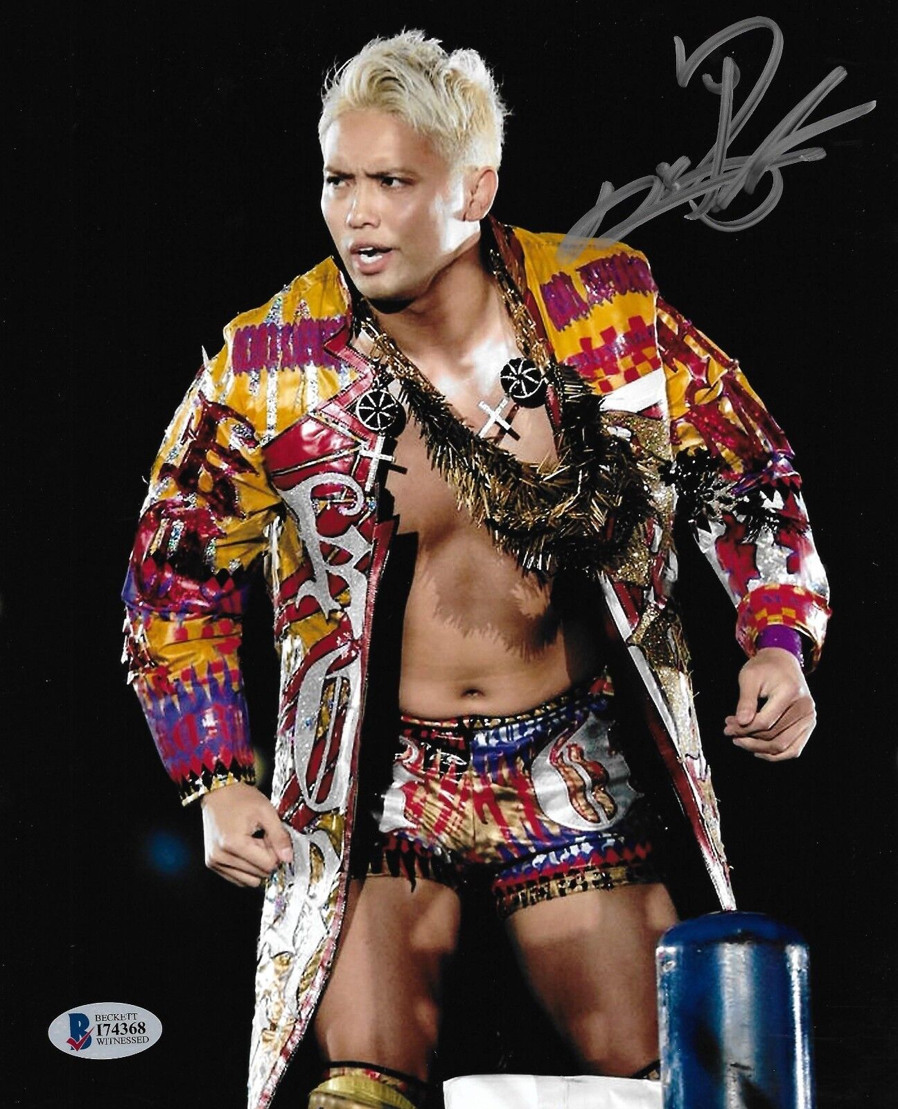 Kazuchika Okada Signed 8x10 Photo Poster painting BAS COA New Japan Pro Wrestling Picture Auto A