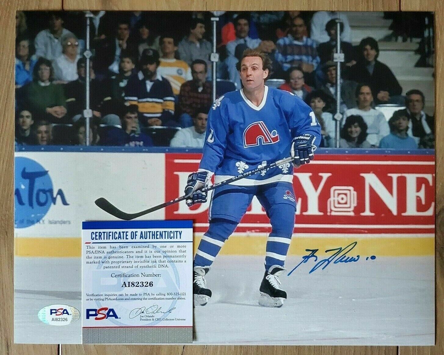 Guy Lafleur signed Quebec Nordiques 8x10 autographed Photo Poster painting PSA COA