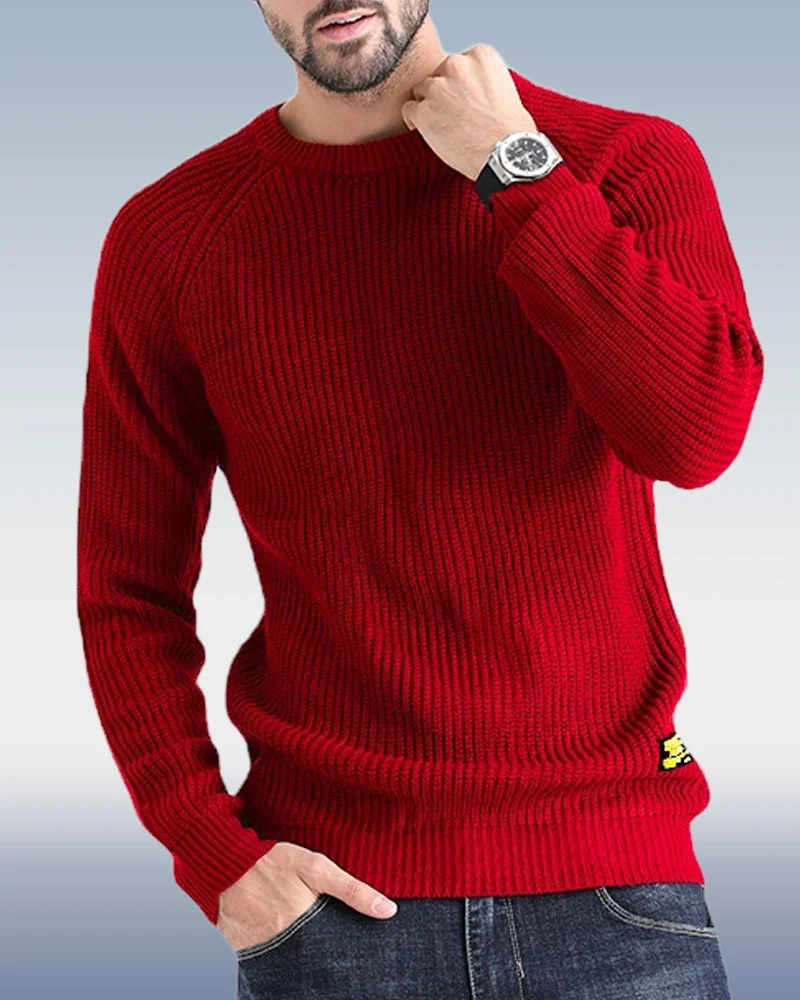 Men's Autumn and Winter Crewneck Sweater 2 Colors