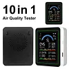 10 in 1 Air Quality Detector with WiFi App Alerts for PM2.5 PM10 CO AQI for Home