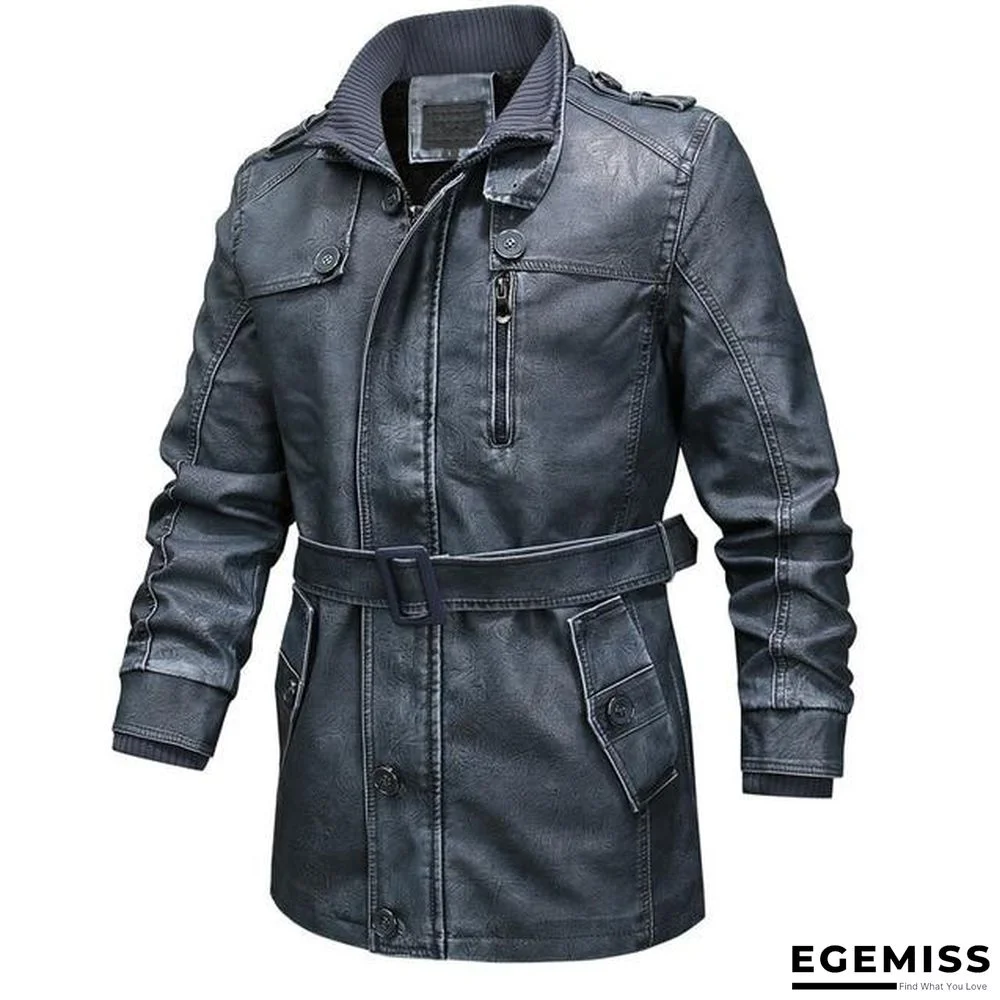 Men Leather Jackets Men's Fashion Casual Faux Leather Coats Male Leather Jacket | EGEMISS