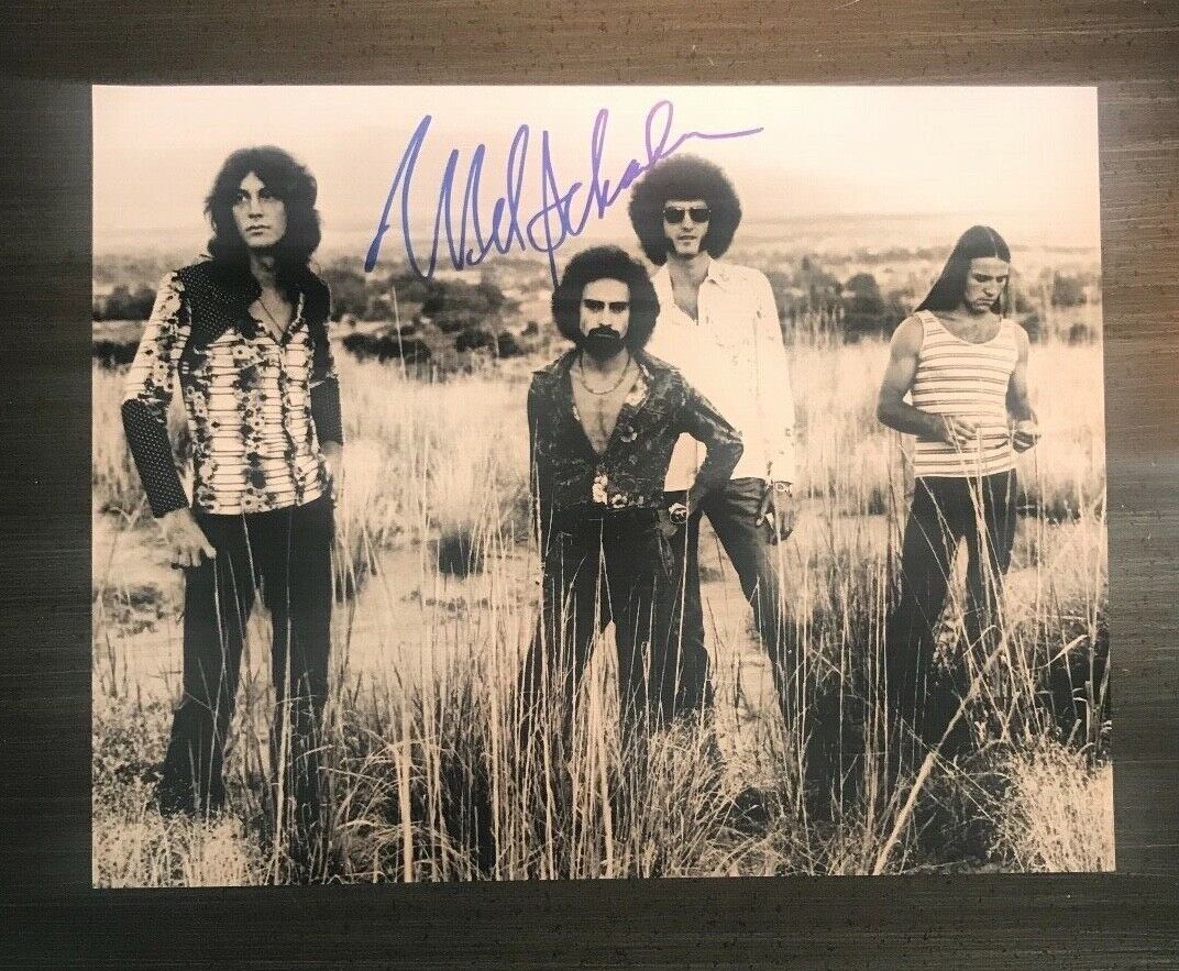 * MEL SCHACHER * signed 11x14 Photo Poster painting * GRAND FUNK RAILROAD * PROOF * 3