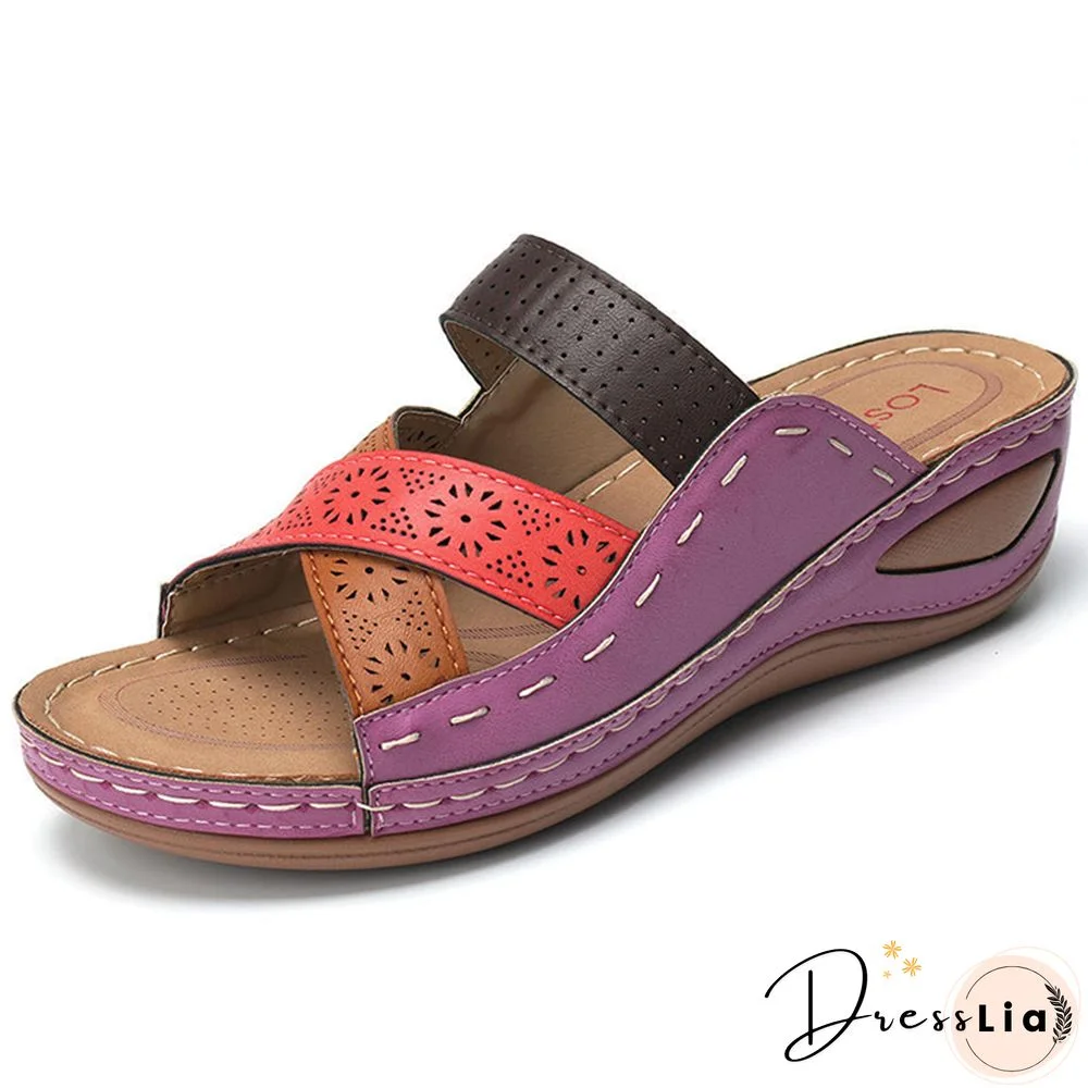 Women Sandals Fashion Wedges Shoes For Women Slippers Summer Shoes With Heels Sandals Flip Flops Women Beach Casual Shoes