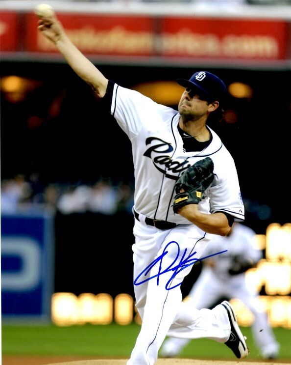 Signed 8x10 CASEY KELLY San Diego Padres Autographed Photo Poster painting - COA