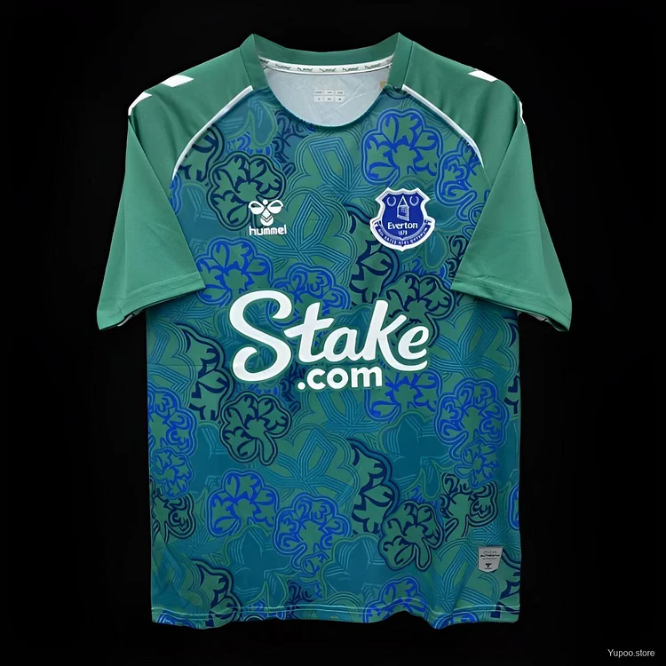 24/25 Everton Hummel Limited Edition Pre-Match Shamrock Green Special Jersey 1:1 Thai quality