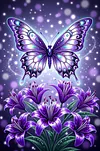 Luxury AB Velvet Diamond Painting Kit - Butterfly