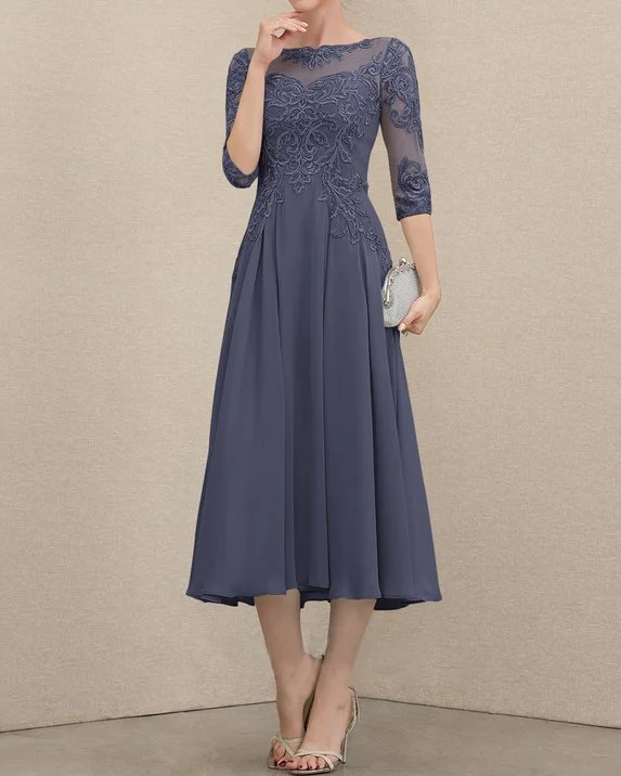 FASHION ELEGANT LACE EMBROIDERED DRESS