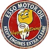 Esso - Round Metal Tin Signs(12*12Inch) - Garage