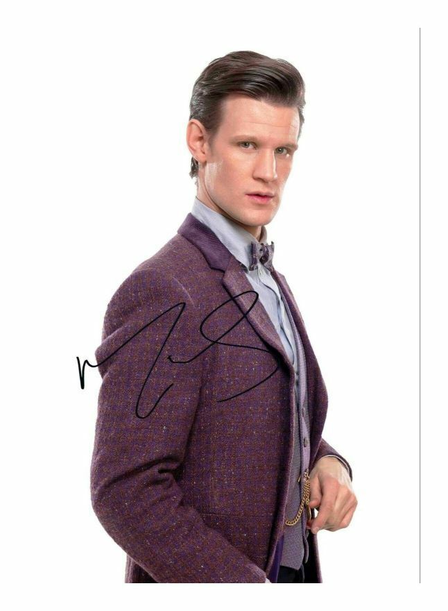 MATT SMITH AUTOGRAPH SIGNED PP Photo Poster painting POSTER