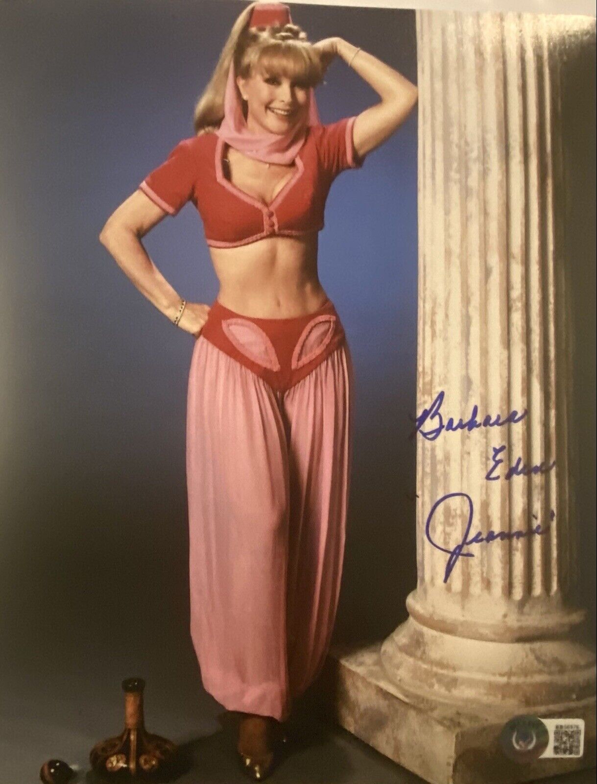 Barbara Eden Signed Autographed 8x10 Photo Poster painting I dream of Jeannie Beckett ?