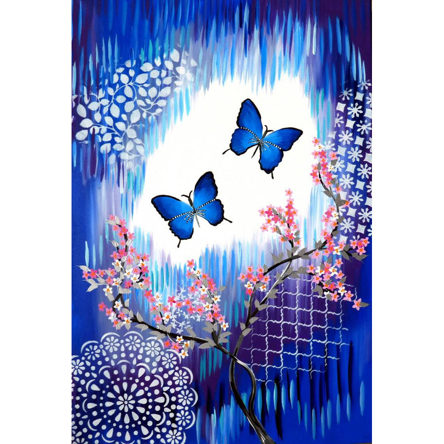 Butterfly 40*50CM(Canvas) Full Round Drill Diamond Painting gbfke