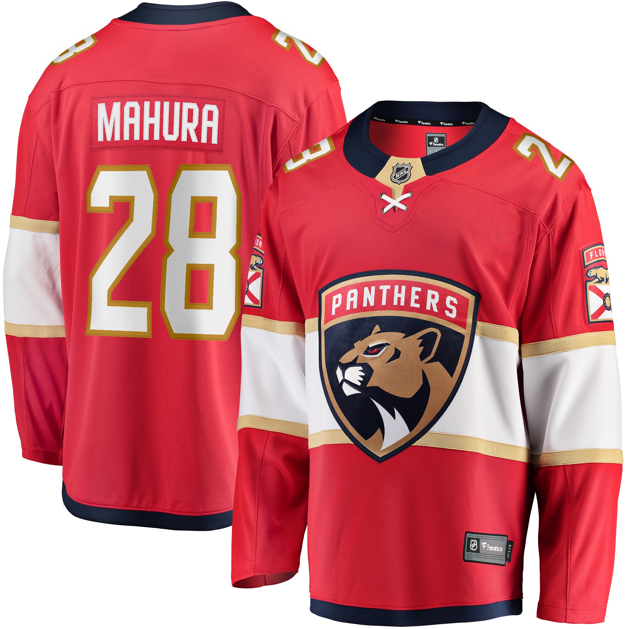 Josh Mahura Florida Panthers Fanatics  Premier Breakaway   Jersey &ndash; Red mysite