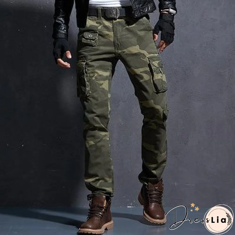 Men Casual Pants Military Tactical Pantalon Camouflage Homme Slim Fit Cargo Pants Homber Modis Black Uomo Trousers