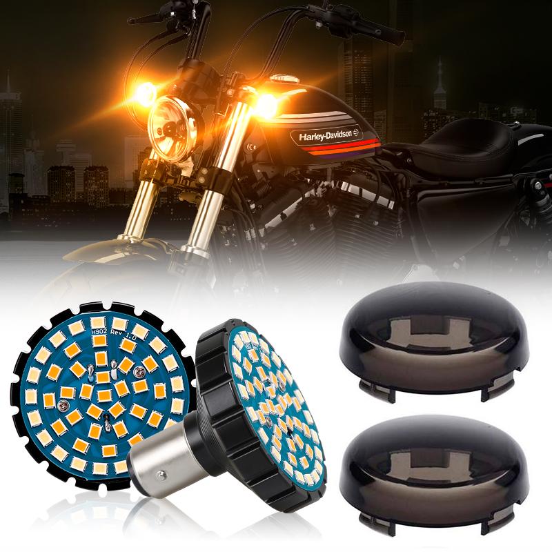 LED Turn Signal & Running Light / Brake Light with Dual Contact 1157 Insert Kit + Bracket