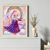 >SALE<Full Embroidery Eco-cotton Thread 11CT Printed Cartoon Girl Cross Stitch 40x50cm