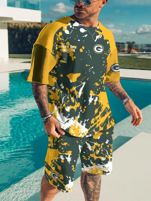 Green Bay Packers Limited Edition Top And Shorts Two-Piece Suits