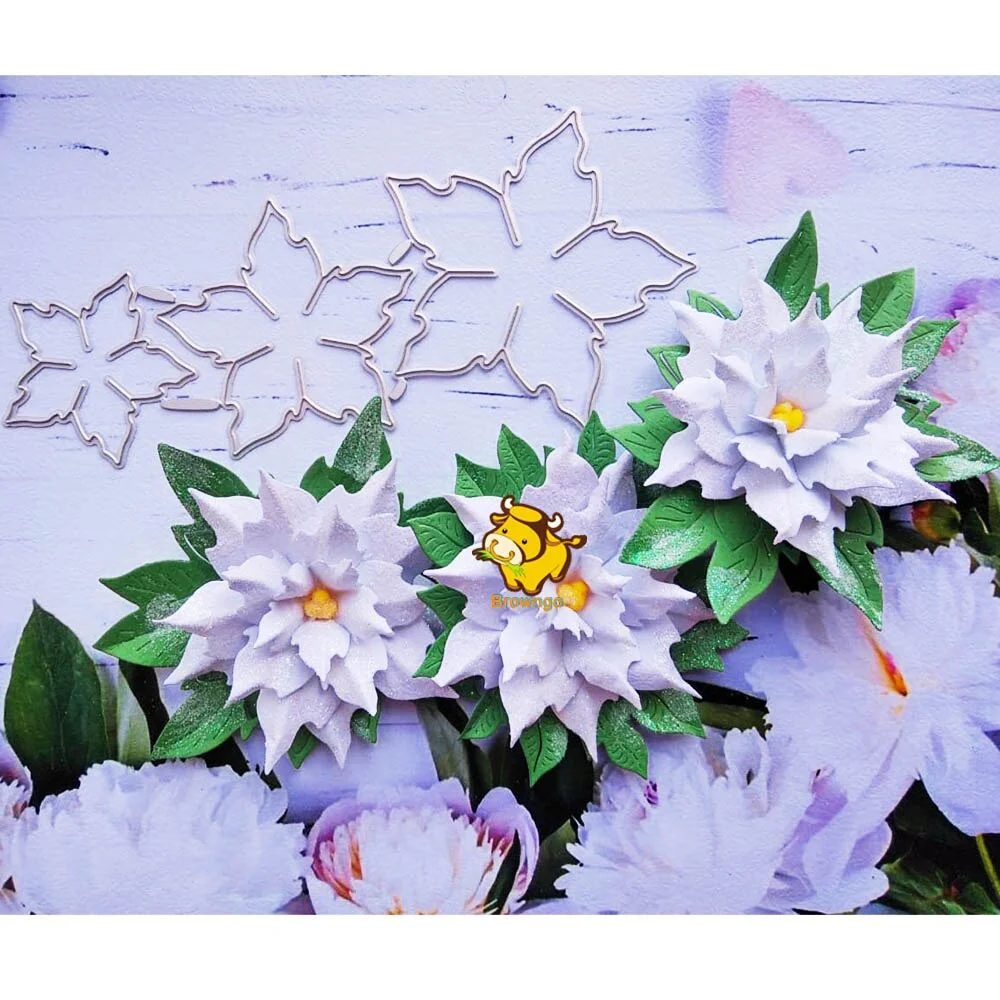 Beautiful Many Flower Series Metal Cutting Dies Stencil Template For DIY Scrapbooking Embossing Paper Cards Album Making Dies