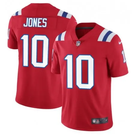 Men's New England Patriots  #10 Mac Jones 2021 Red Vapor Untouchable Limited Stitched NFL Jersey