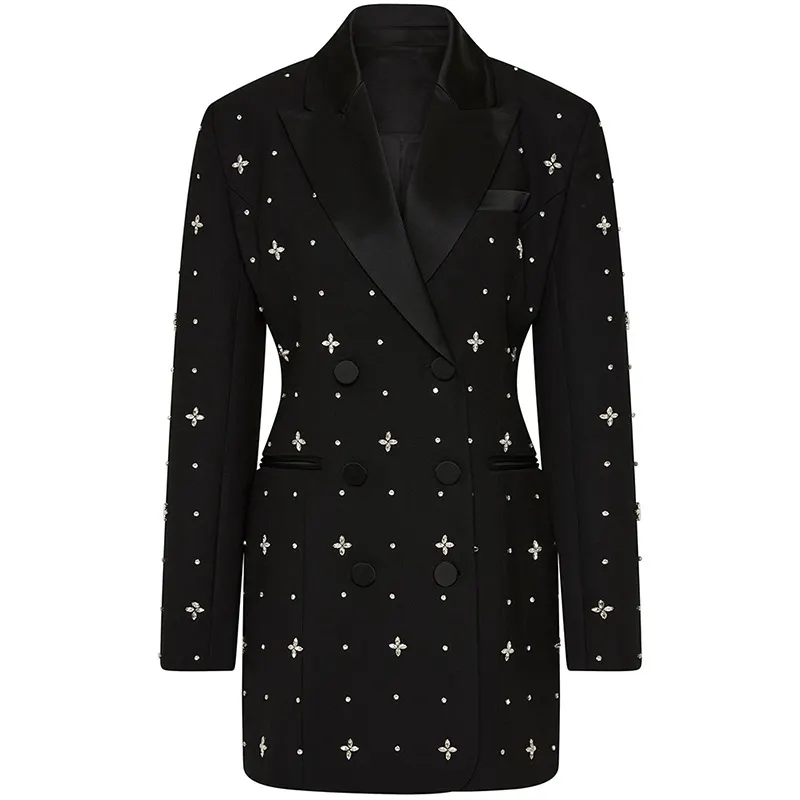 Nigikala Nigikala Star Fashion New Heavy Industry Nails And Diamond Suit Dress Body Short Dress