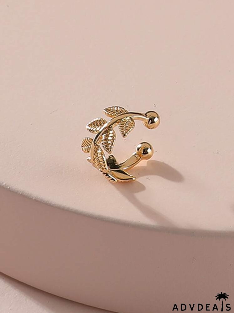 Leaf Design Ear Cuff