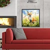 Diamond Painting -DIY Round Drill Daisy and The Fox(40x40cm)