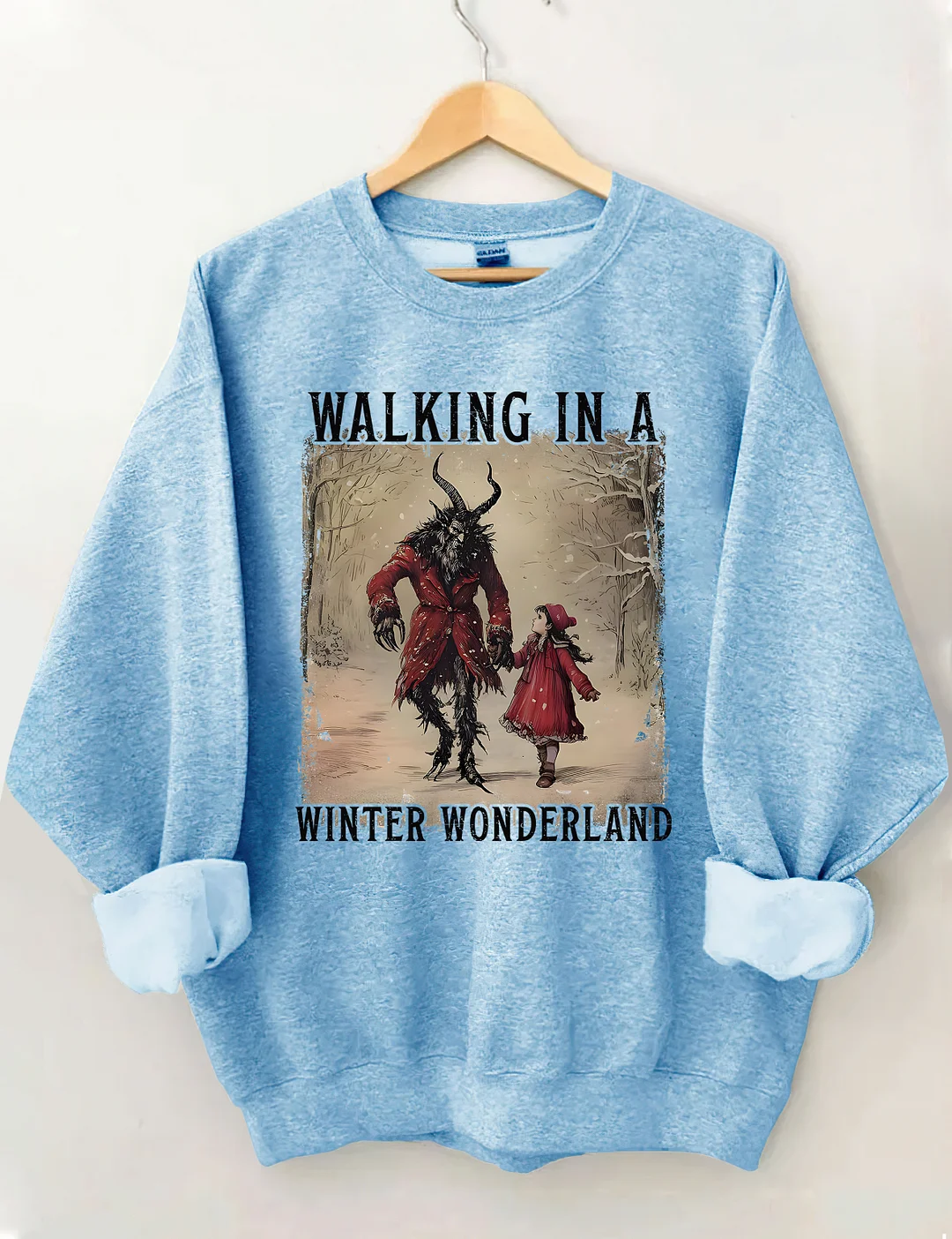 Walking In A Winter Wonderland Christmas Sweatshirt
