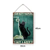 Cat Garage Club Cafe - Wooden Signs - 30*40cm
