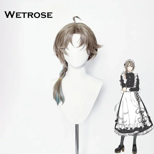 [Pre-Order] Wetrose Vtuber Nijisanji Kanae Maid Cosplay Costume にじさんじ叶メイドコスプレ