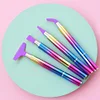 Painting Accessories Screw Thread Tips with 6 Glue Clay Diamond Art Drill Pen