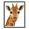 Giraffe - 9CT Partial Beaded Cross Stitch Kit(26x30cm)