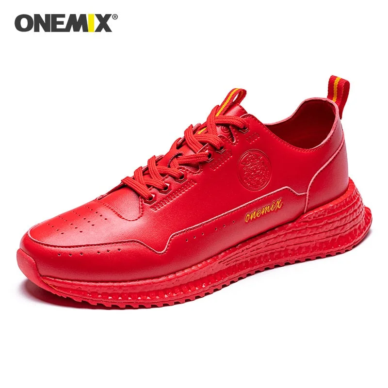 ONEMIX Men Casual Shoes 2021 New Mixed Color Lightweight Retro Dad Footwear Outdoor Couple Running Sneakers Jogging Shoe Size 46