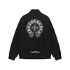 Chrome Hearts Horseshoe Cross Jacket - Black Street Embroidered Coat 8800