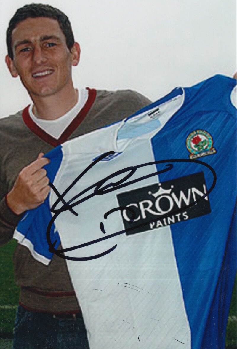 BLACKBURN ROVERS HAND SIGNED KEITH ANDREWS 6X4 Photo Poster painting 1.