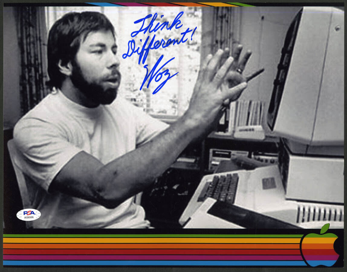 Steve Woz Wozniak SIGNED 11x14 Photo Poster painting Apple II 2 Computer PSA/DNA AUTOGRAPHED