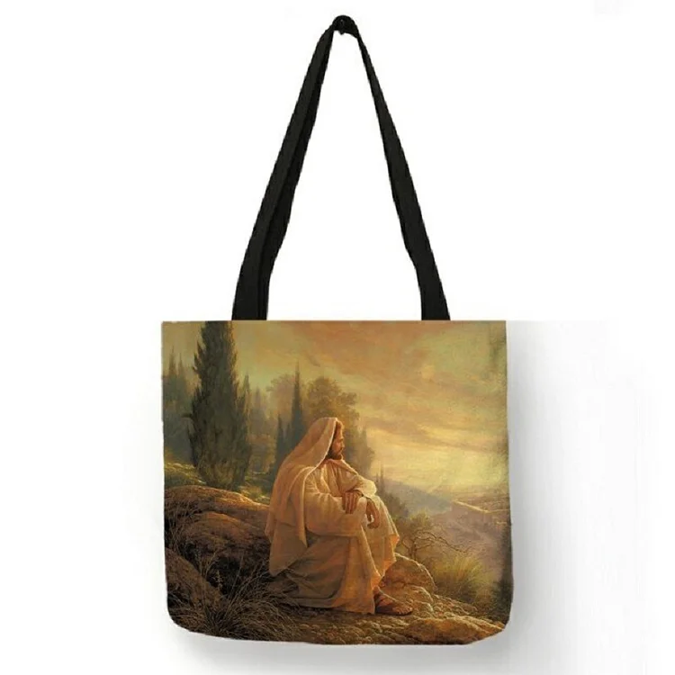 Jesus Christ - Linen Tote Bag