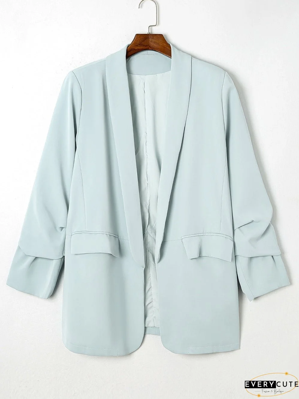 Open Front Plus Size Blazer