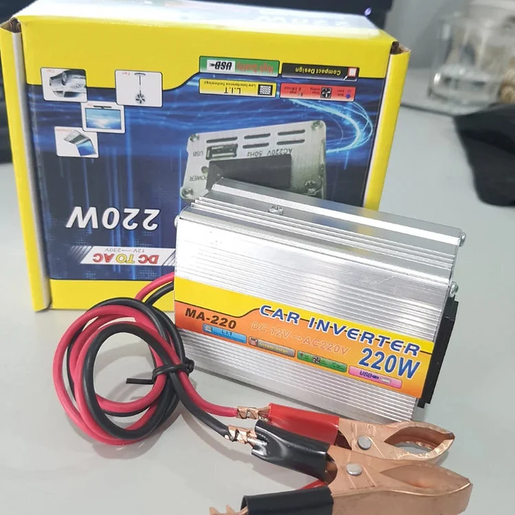 ⚡DC 12V to AC 220V Car Inverter