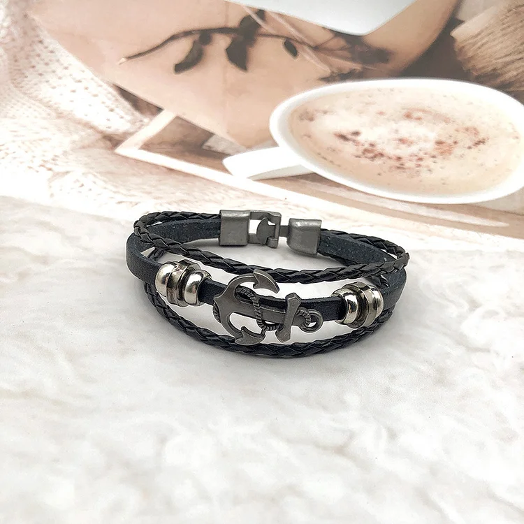 Simple Multi-layer Woven Boat Anchor Bracelet