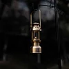 Brass retro lampshade outdoor home camping atmosphere portable kerosene/electricity lamp