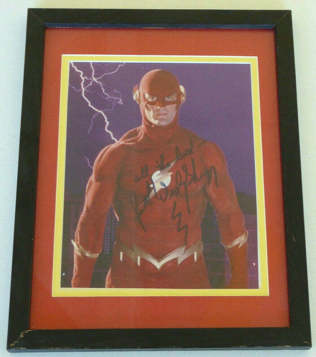 John Wesley Shipp Authentic Signed Custom Matte The Flash 8x10 Photo Poster painting Autographed