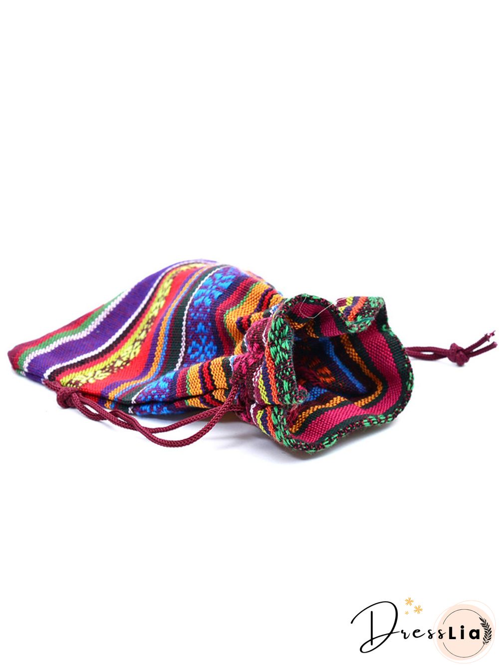 Ethnic Drawstring Storage Bag