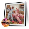 Grand-Mère Mignonne-Peinture Diamant De Forme Spéciale-30*30CM