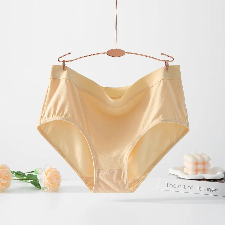 Women's Breathable Mid Waist Panties