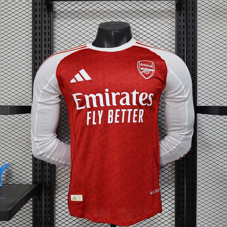 25/26 Arsenal Home Long Sleeve Player Edition