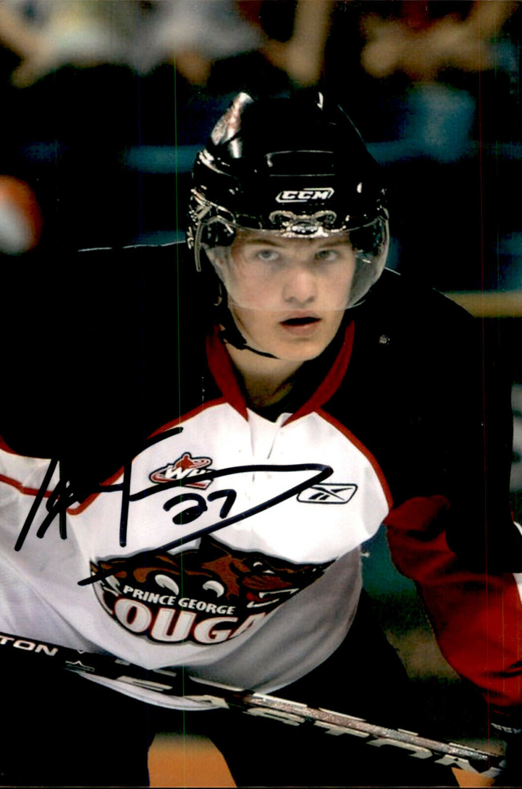 Alex Forsberg SIGNED autographed 4x6 Photo Poster painting PRINCE GEORGE COUGARS