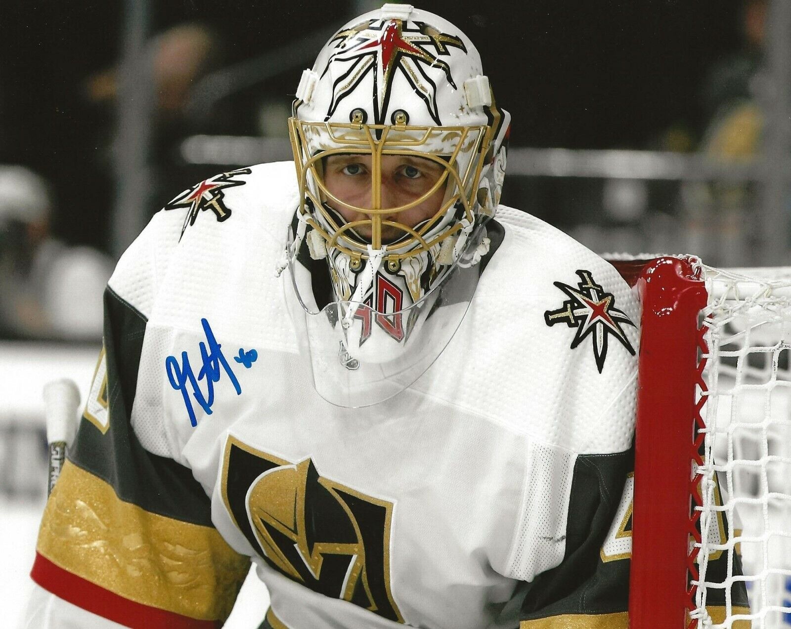 Garret Sparks signed Las Vegas Golden Knights 8x10 Photo Poster painting autographed 2