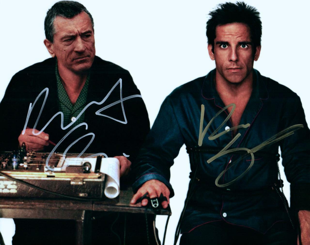 Robert DeNiro Ben Stiller autographed 8x10 Picture Photo Poster painting signed Pic with COA